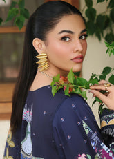 QPrints By Qalamkar Embroidered Jacquard Weaved 3 Piece Unstitched Suit QLM25QP D-QW-4A ALLAN